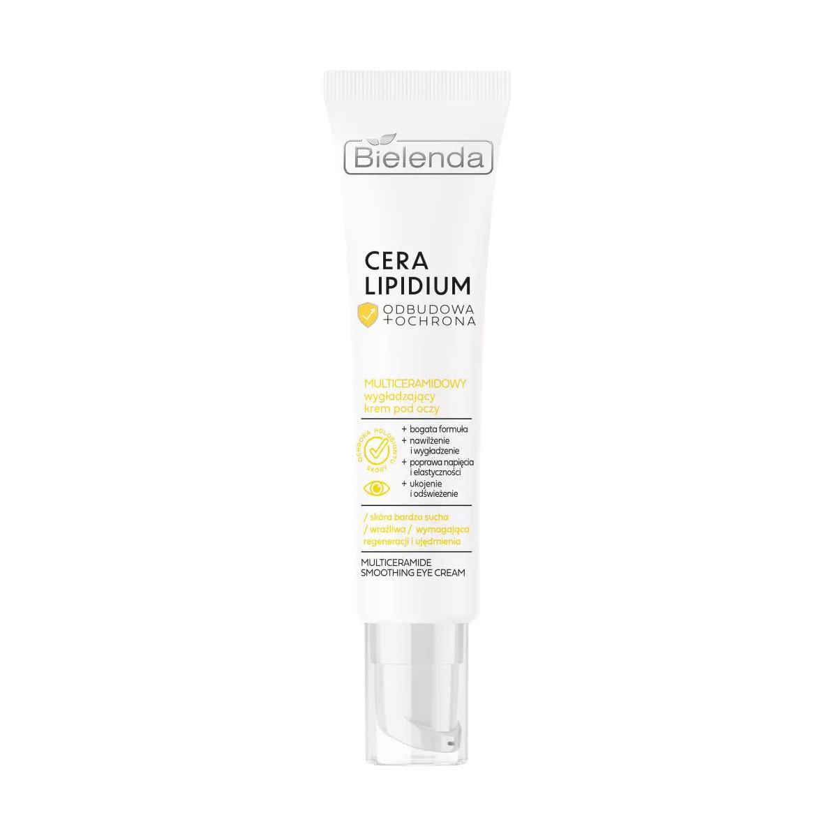 Розгладжувальний крем для шкіри навколо очей Bielenda Cera Lipidium Eye Cream з мультицерамідами, 15 мл